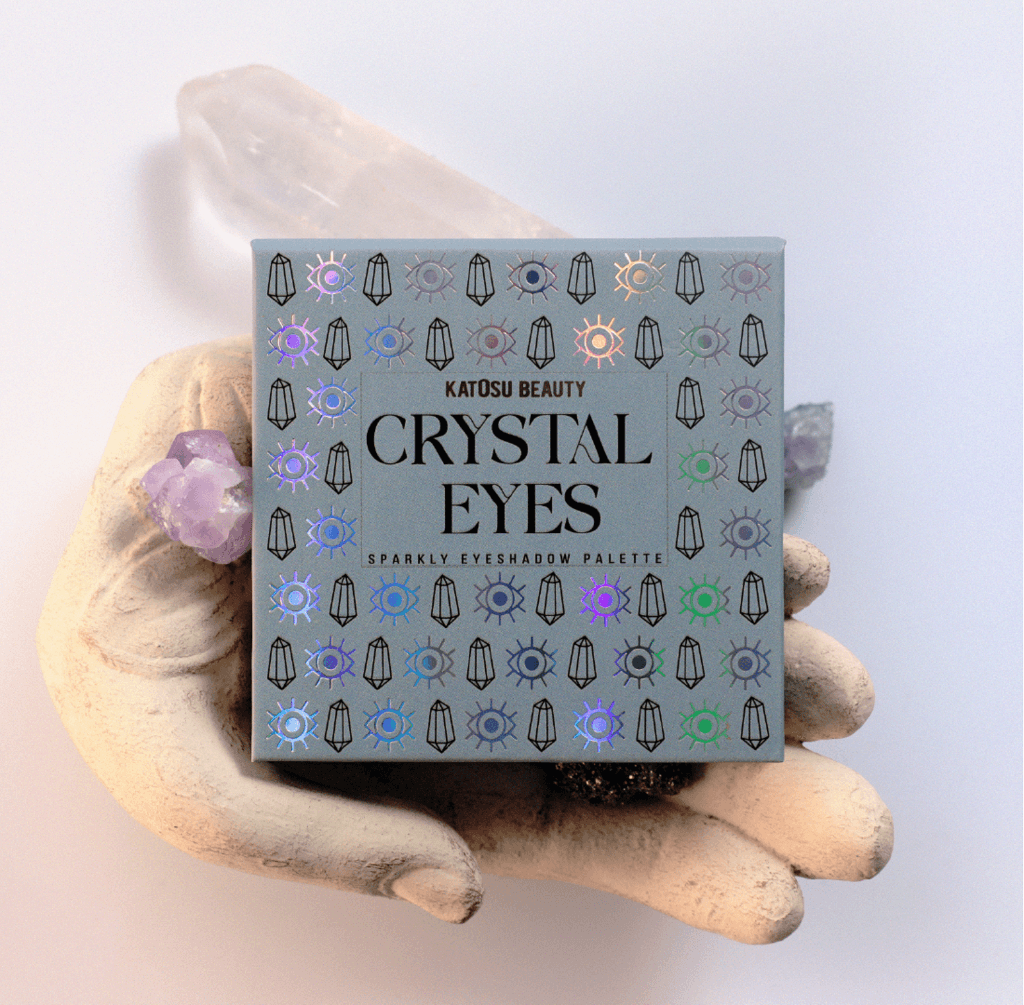 Crystal Eyes – paleta czterech błyszczących cieni od Katosu