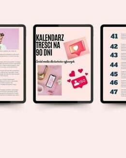 Kalendarz treści na 90 dni. Social media dla twórców cyfrowych - @gotowedodruku; ebook