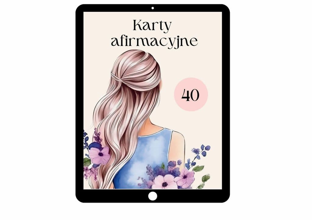    Karty afirmacyjne. Zachowaj harmonię w swoim życiu. - @gotowedodruku; karty