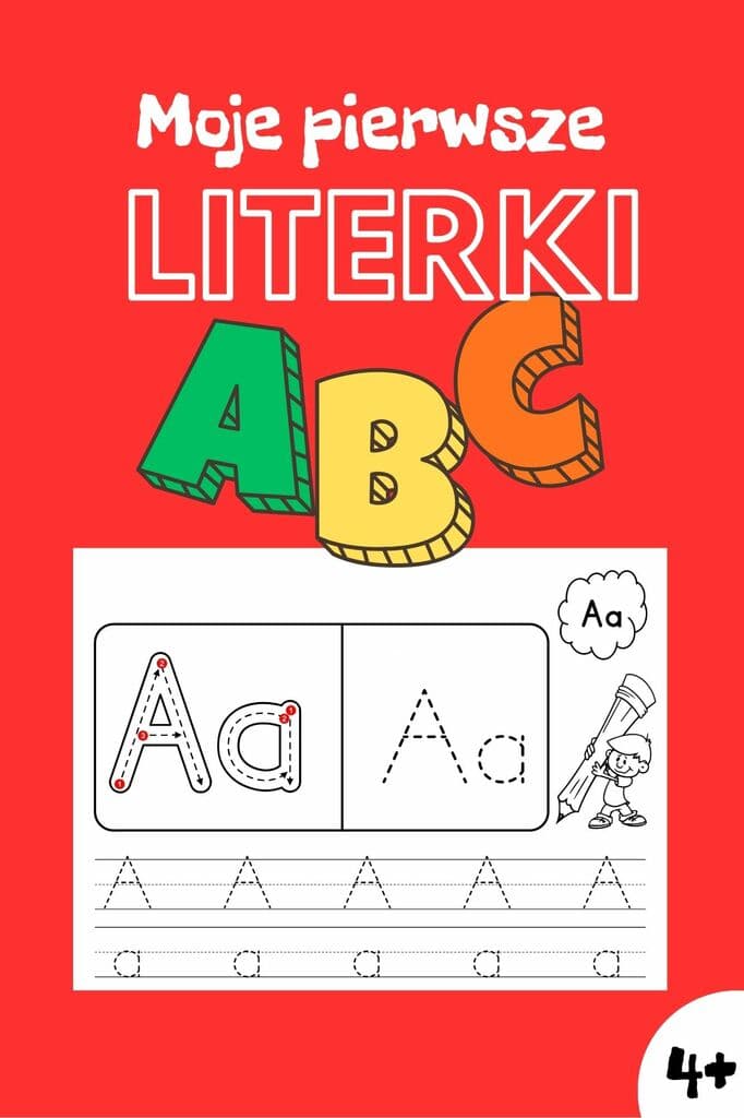 Zestaw do Nauki Pisania Liter | Litery z Alfabetu – Małe i Duże - @gotowedodruku; PDF