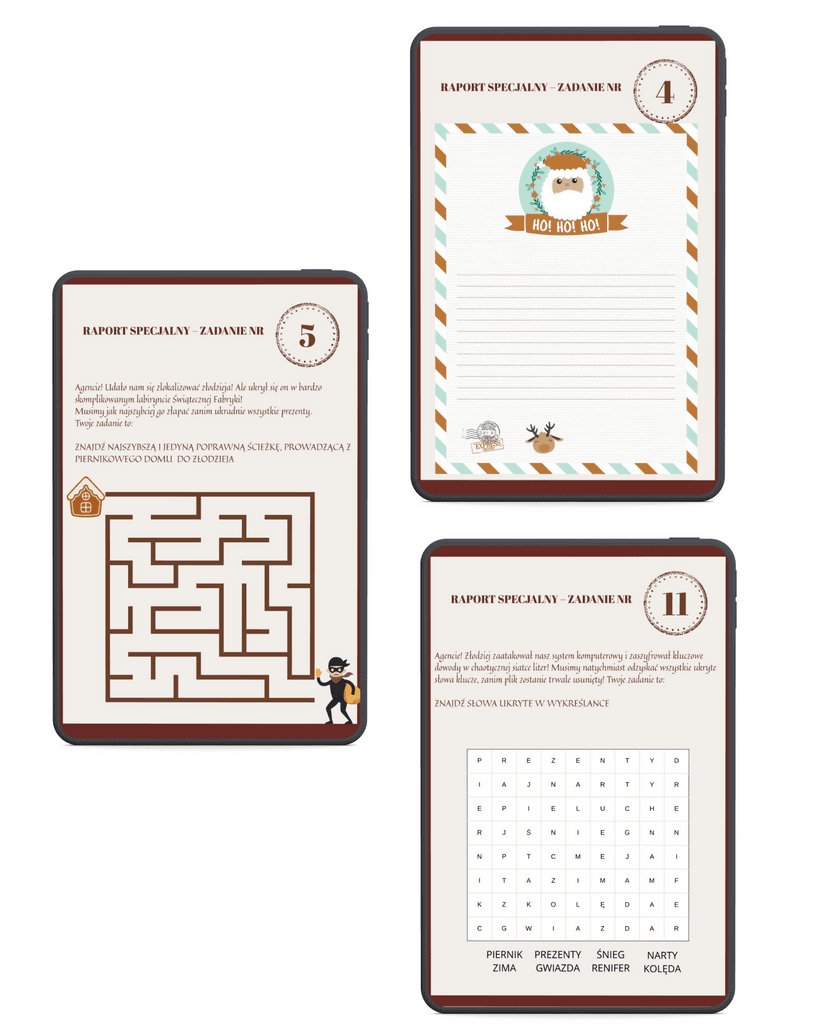 KALENDARZ ADWENTOWY GRY I ZABAWY DLA DZIECI - @gotowedodruku; kalendarz adwentowy
