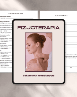 FIZJOTERAPIA dokumenty PAKIET - Anna Miakienko; dokumenty zabiegowe