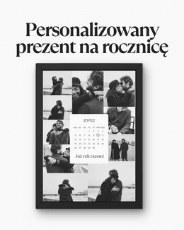 Personalizowany plakat na rocznicę | Kolaż zdjęć do druku
