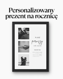Prezent na rocznicę związku - @fajnedodruku; plakat