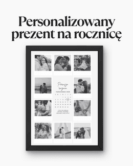 Plakat na rocznicę związku do samodzielnej personalizacji ❤️ - @fajnedodruku; plakat