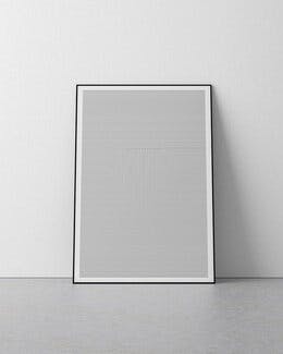 Plakat Diament white 30x40cm – Filip Zbrzeźniak