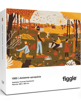 Puzzle Jesienne Szczęścia, 1000. Ilustracja: Przemek Sokołowski – FIGGLE