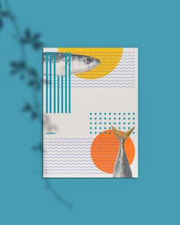 Plakat sardyna poza puszką 30x40cm – tak.plakat