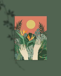 Plakat welcome to the jungle 30x40cm – tak.plakat