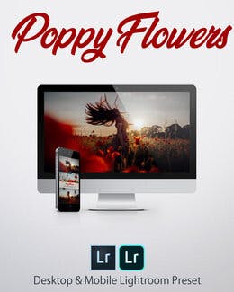 Poppy Flowers – Maki | Lightroom Desktop & Mobile Preset – Kubelkowaty, presety